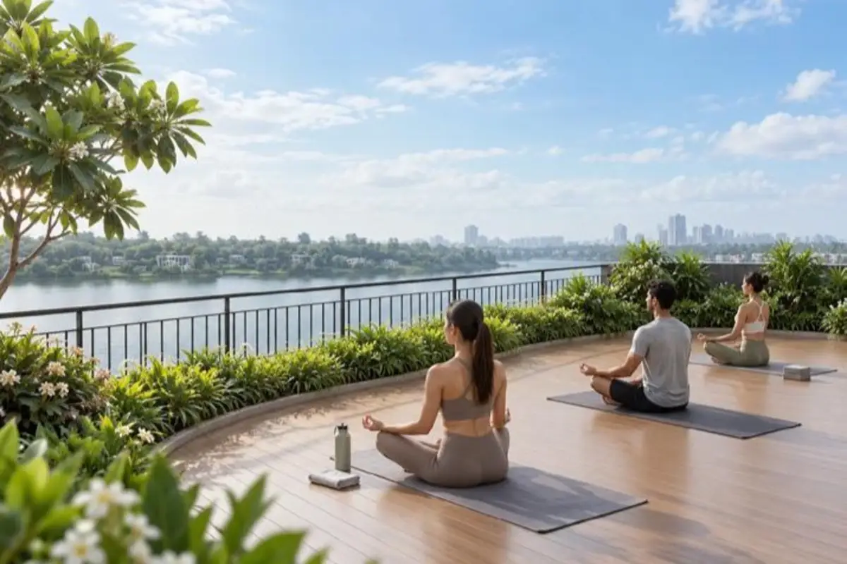 Sky Decks in NVT Lake 300 Apartments