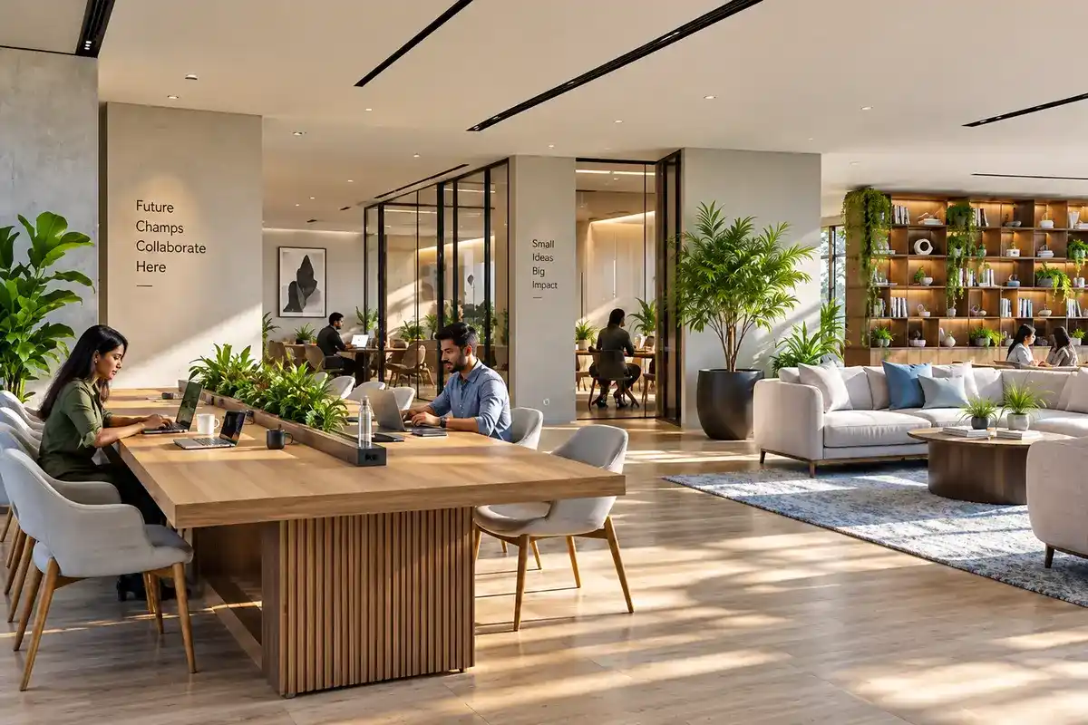 Workspaces at NVT Lake Club of Codename Lake 300 Apartments Project