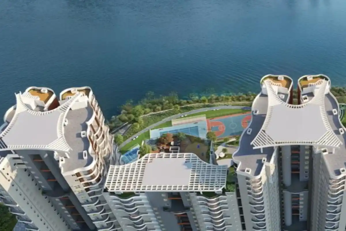 butterfly layout of four nvt apartments per floor